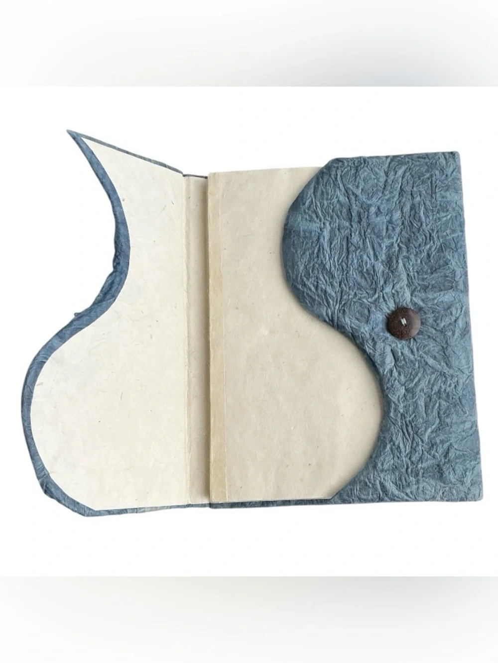 Handmade Tie Dye Lokta Paper Notebook with 2 Butterfly Design Pens Nepal Artis